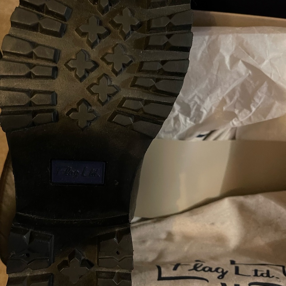 Men Black Chelsea Boots by Flag Ltd. Purchased from Dillard’s